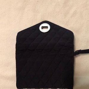 Vera Bradley Turn Lock Wristlet/ Navy Microfiber